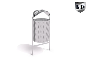 Stainless steel trash bin 06