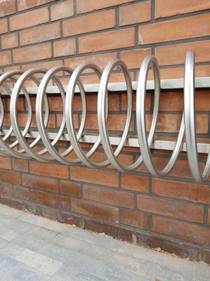 Steel bicycle rack 13
