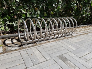 Steel bicycle rack 13