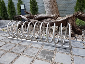Steel bicycle rack 13