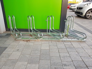 Steel bicycle rack 18