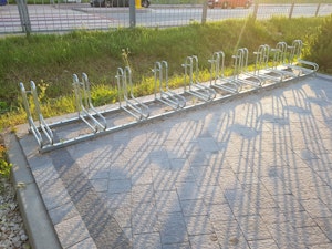 Steel bicycle rack 18