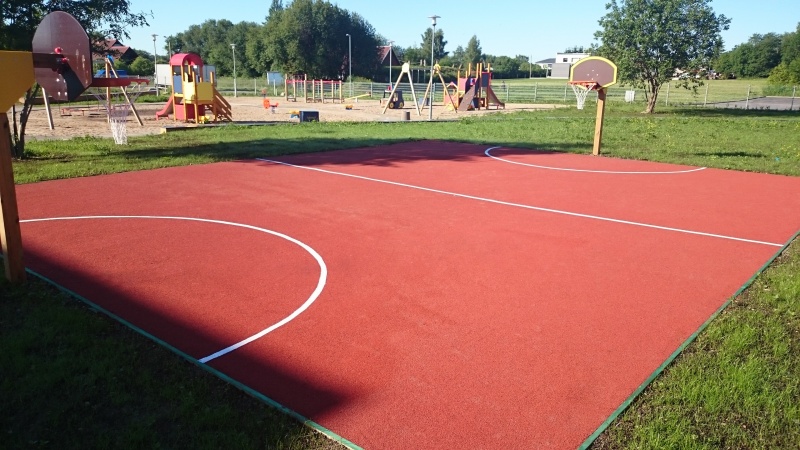 Basketställning för barn