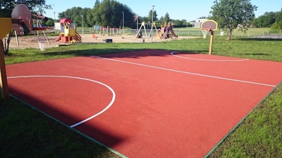 Basketställning för barn