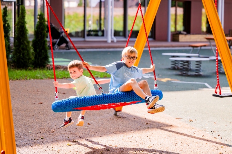 Gunga set BIRD NEST d.1,2m, fixings, safety chains - bild 3