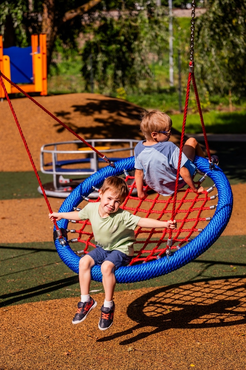 Gunga set BIRD NEST d.1,2m, fixings, safety chains - bild 4