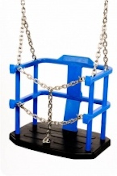Gunga Safety swing seat for handicapped children with chains and fittings
