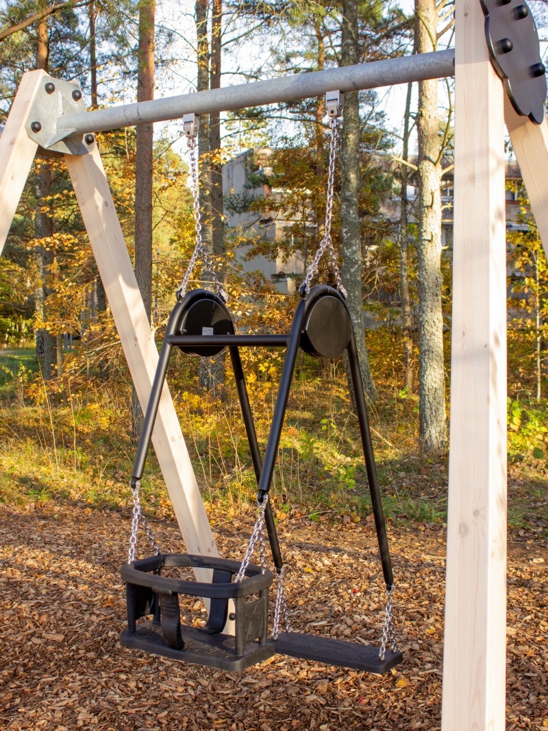 Gungställning Parent-Child swing set (with chains and fittings) - bild 5