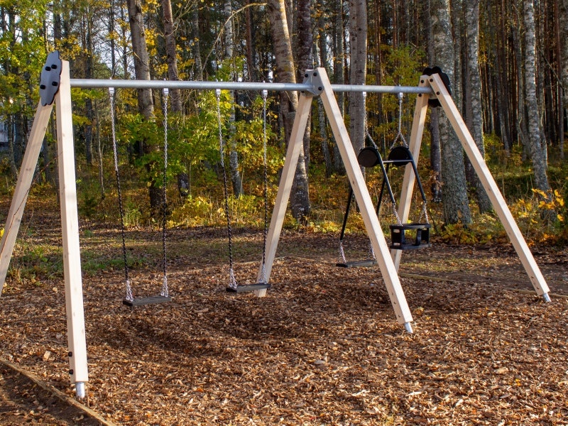 Gungställning Parent-Child swing set (with chains and fittings) - bild 4