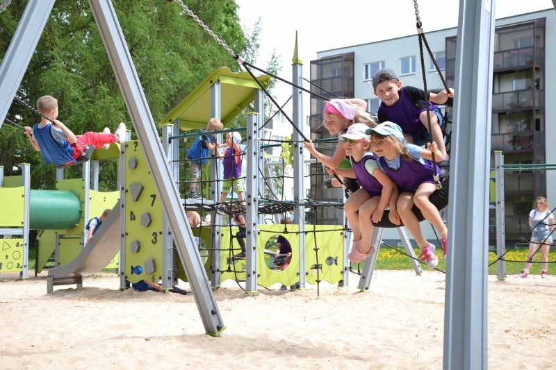 Gunga set BIRD NEST d.1,45m, fixings, safety chains