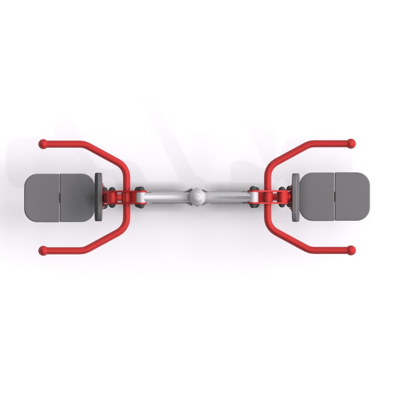 Träningsredskap Dubbel Axel Dra