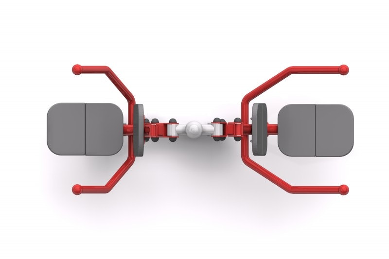 Träningsredskap Bröstkorg Tryck + Bröstkorg Dra - bild 2