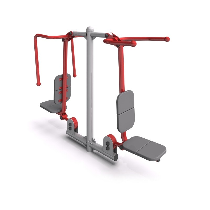 Träningsredskap Axel Tryck + Axel Dra - bild 2