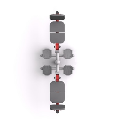 Träningsredskap Dubbel Ben Tryck I