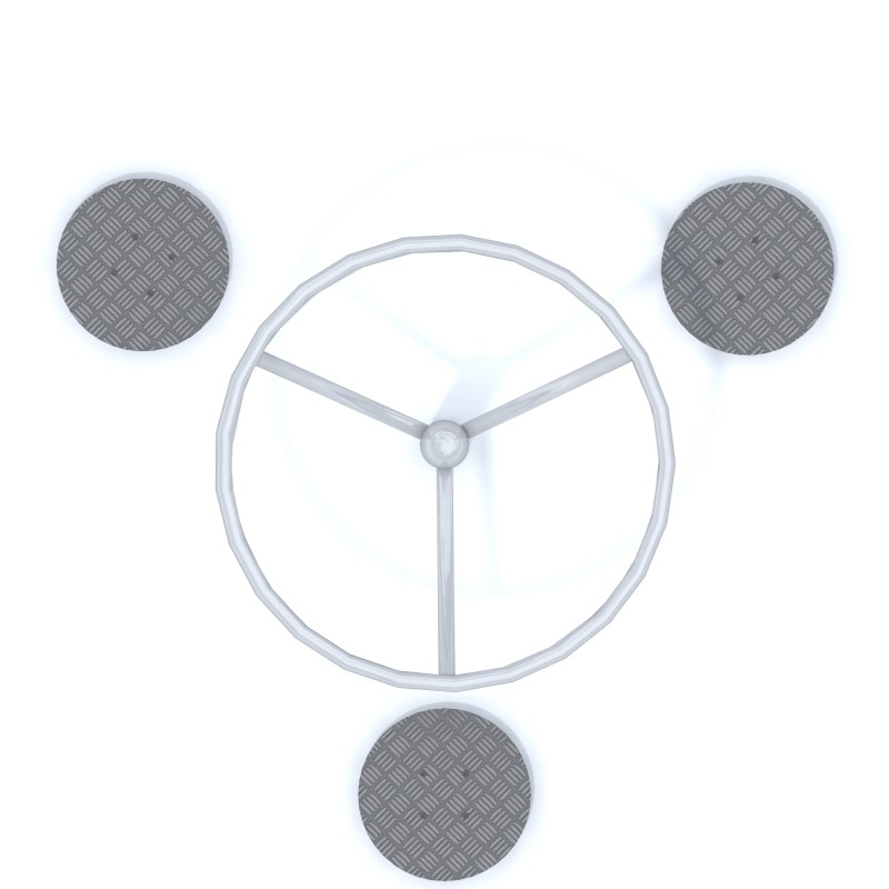 Gymredskap Trippel Vridare