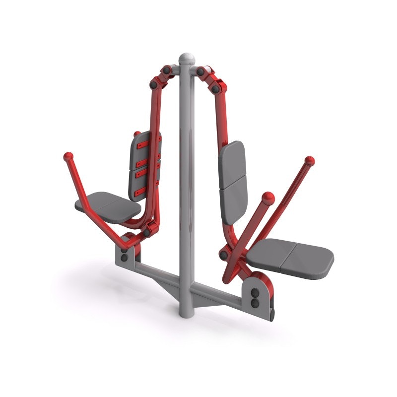 Träningsredskap Dubbel Bröstkorg Tryck - bild 2