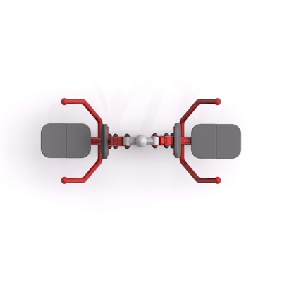 Träningsredskap Dubbel Bröstkorg Tryck