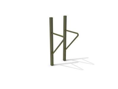 Träningsredskap Två triangulära handtag