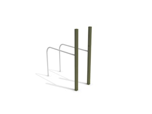GYMNASTIC RAILS WITH POSTS