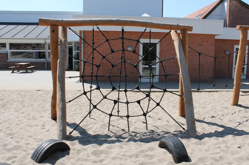 Trevan, lutande nät och knutrep