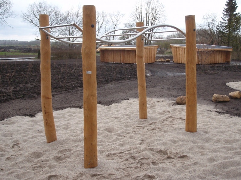 Sylvar, armgång stål/robinia - bild 3