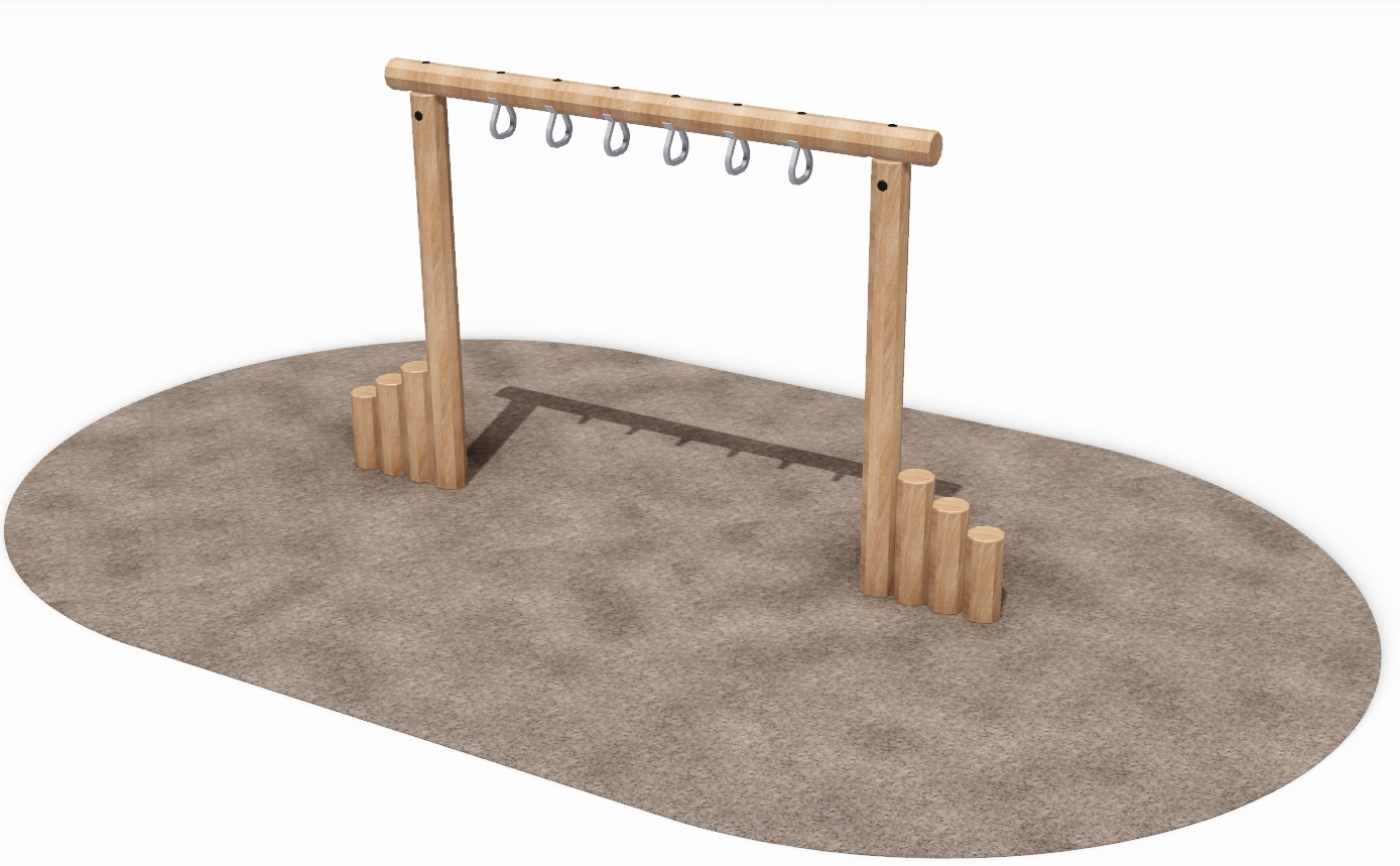 Arboren, ringar och trappa