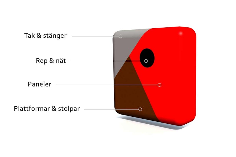 Lekplatsutrustning Norén - bild 11