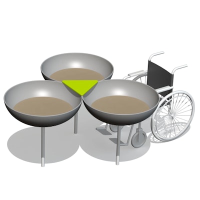 Sandlekbord tillgänglighetsanpassat