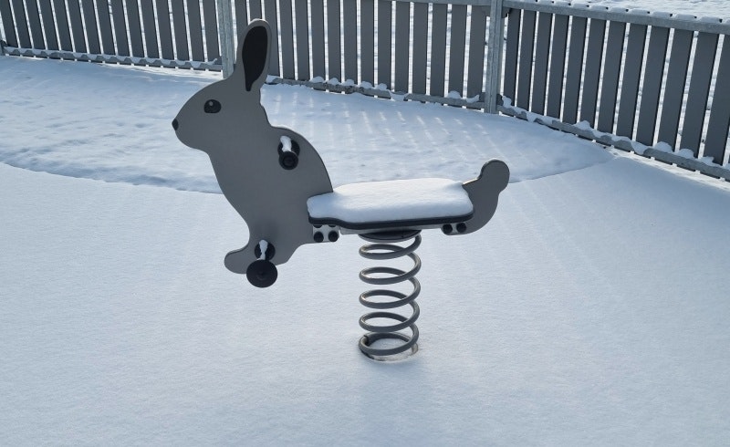 Fjädergunga Kanin - bild 3