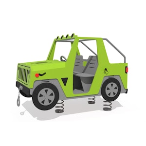 Fjädergunga JEEP Modell LEK190067 - bild 1