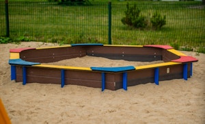Sandlåda sexkantig (plast) - bild 2