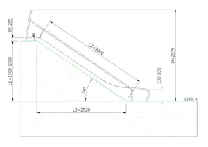 Slide GLITI H1700