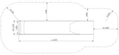 Släntrutschkana Eliri 3.1 m