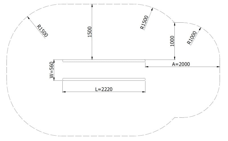Släntrutschkana Relo 1.4 m - bild 2