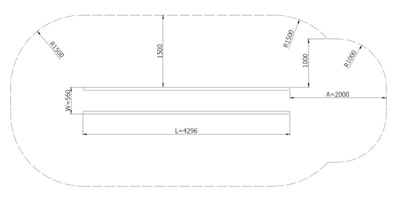 Släntrutschkana Relo 2.8 m