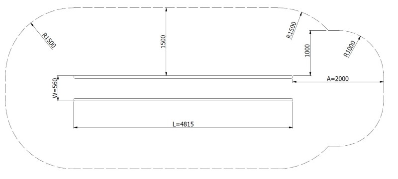 Släntrutschkana Relo 3.1 m