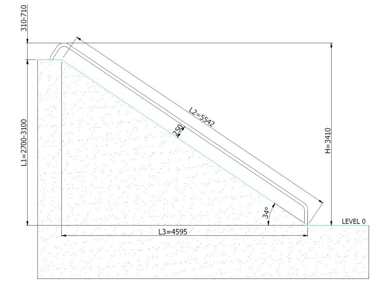 Släntrutschkana Relo 3.1 m - bild 3