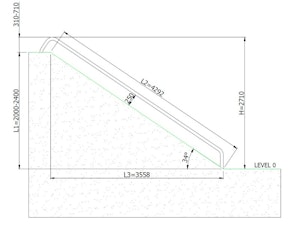 Släntrutschkana Relo 2.4 m - bild 3