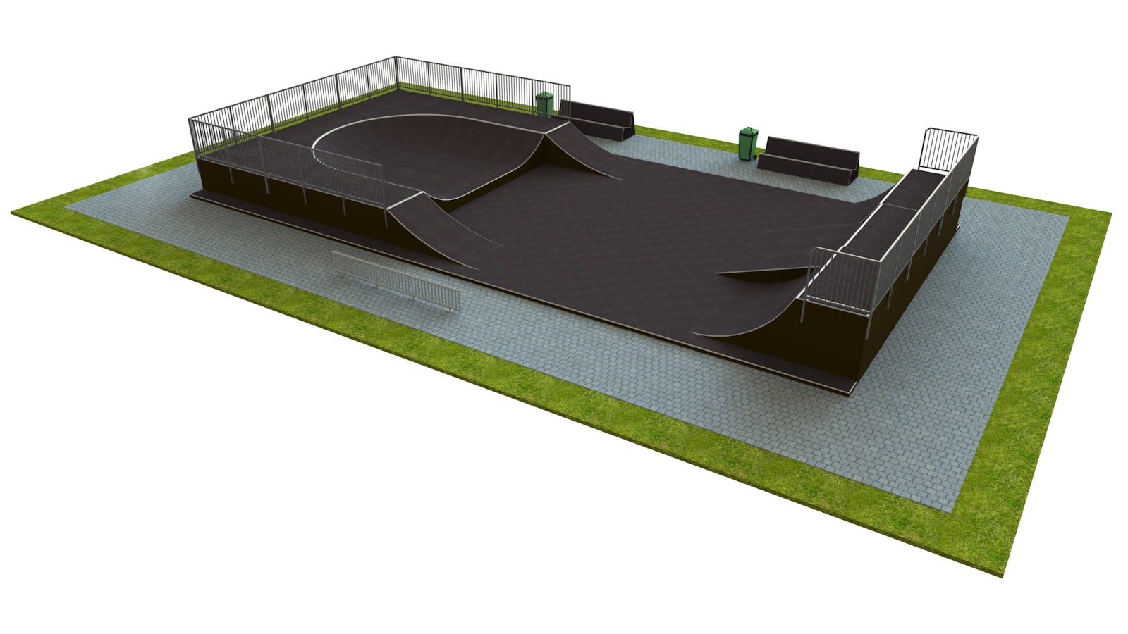 Base monolith skatepark (LEK0113082)