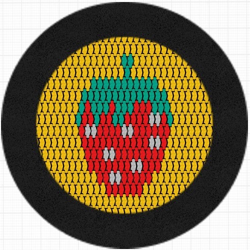 Studsmatta RADO 175 JORDGUBB