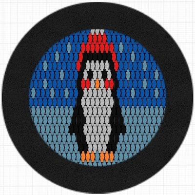 Studsmatta RADO 175 PINGVIN