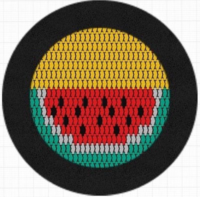 Studsmatta RADO 175 Vattenmelon