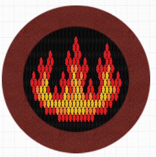 Studsmatta RADO 175 Flamma