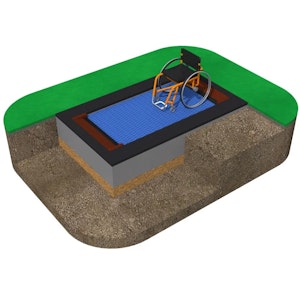 Studsmatta ORTA-I 150 x 250 Bil - bild 1