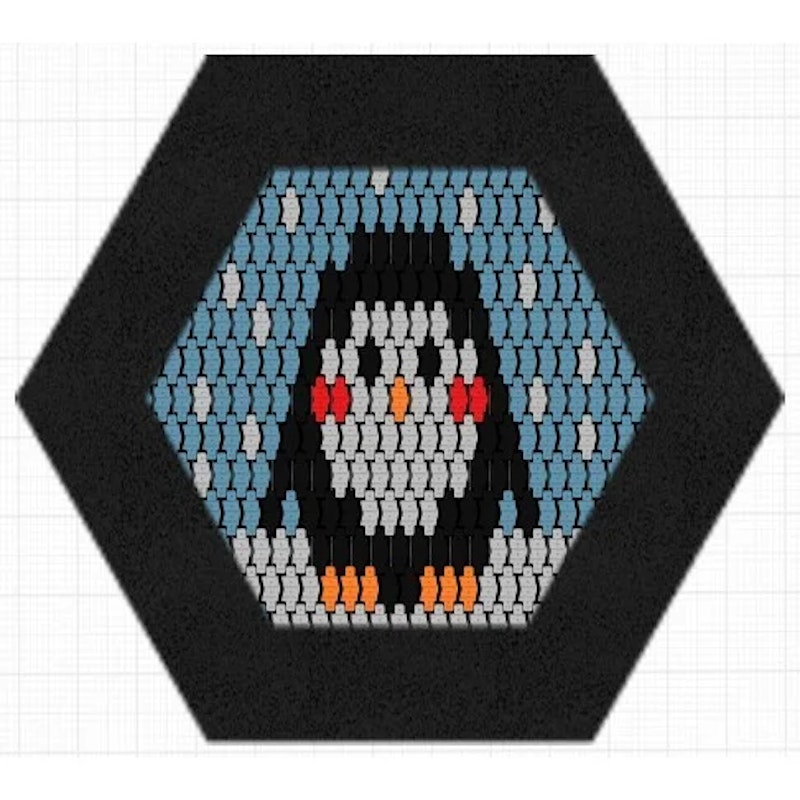 Studsmatta Hexo Pingvin