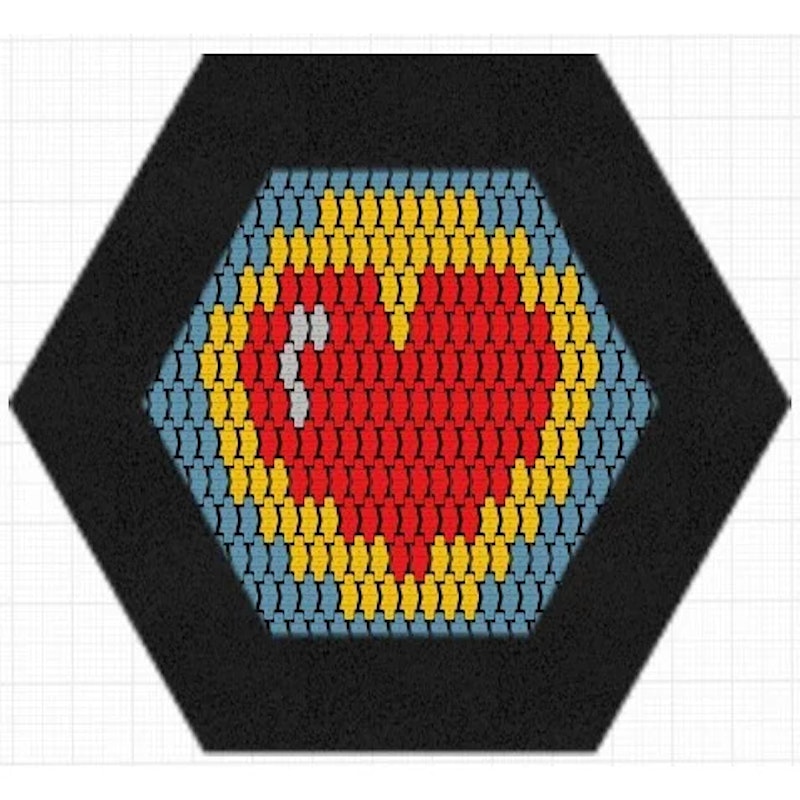 Studsmatta Hexo Hjärta - bild 2