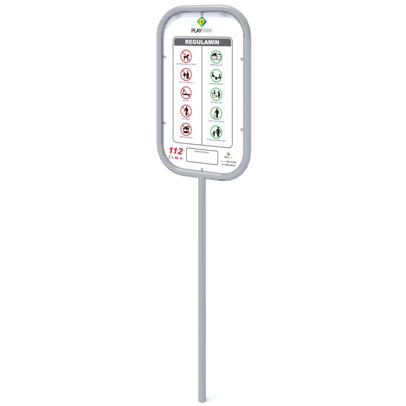 Skylt Informationstavla LOLLIPP - bild 2