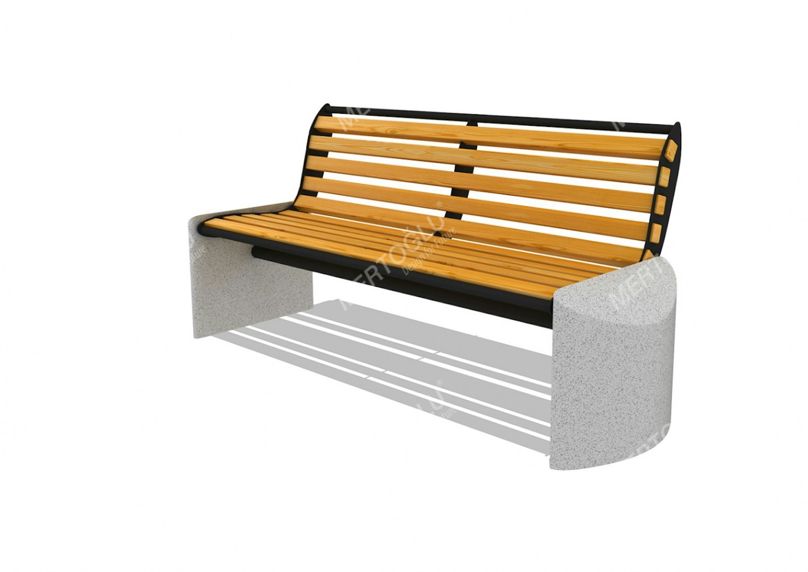 Parkbänk Aluno