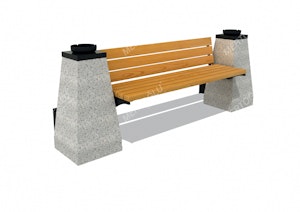 Parkbänk Alira - bild 1