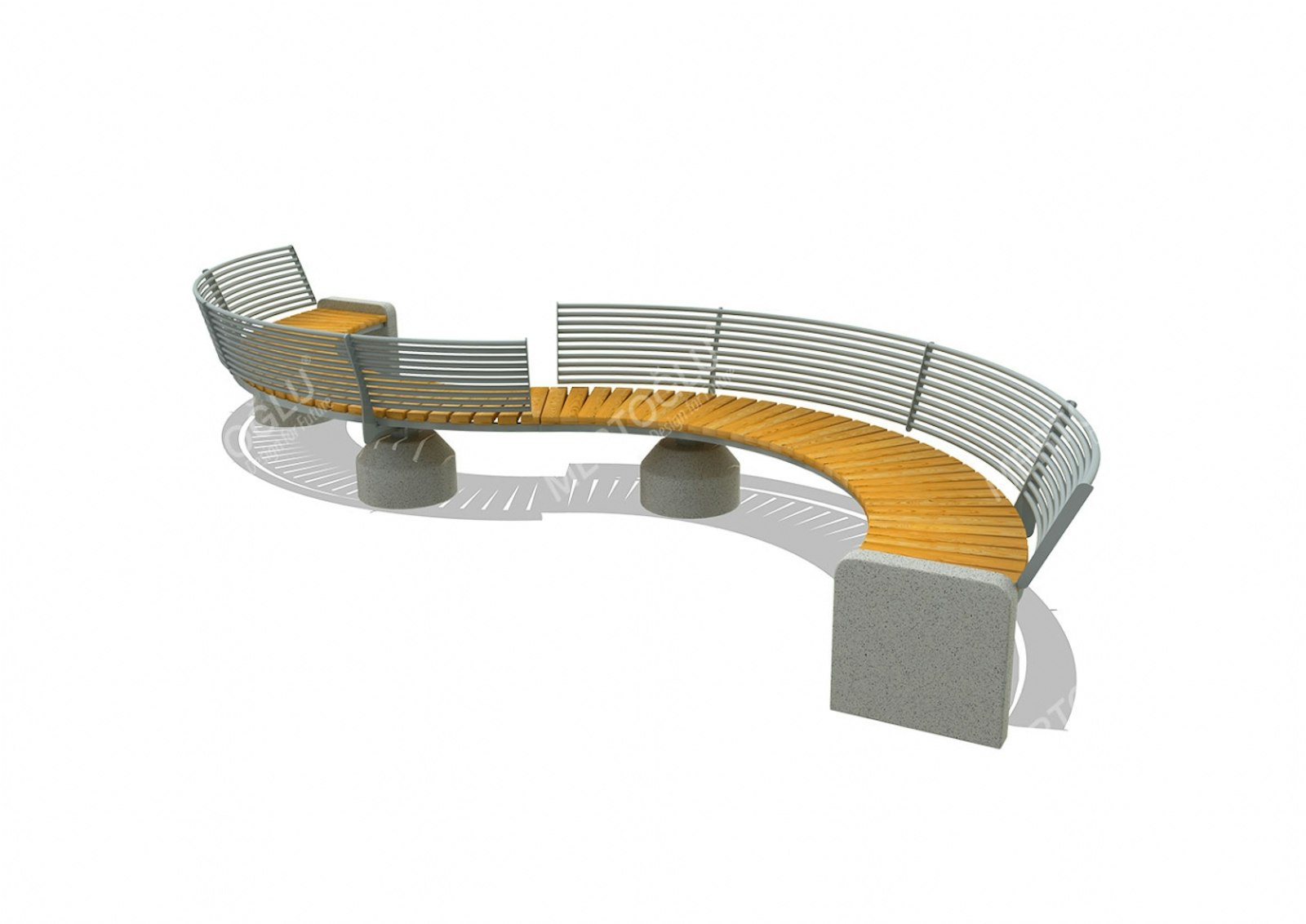 Parkbänk Aril